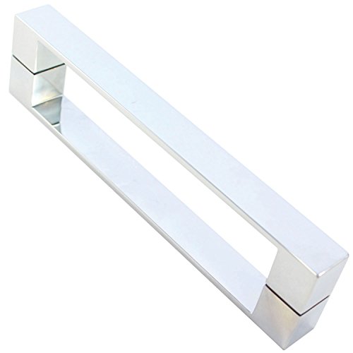 Di Vapor 160 mm massiver Edelstahl Duschtürgriff | 16 cm Loch zu Loch von Di Vapor