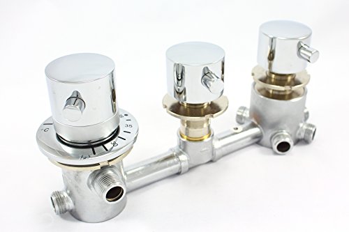Fünf Dusche Mixer Thermostat fontänenmöglichkeiten Set 5 Wege 5-fach Wasserhahn tapset von Di Vapor