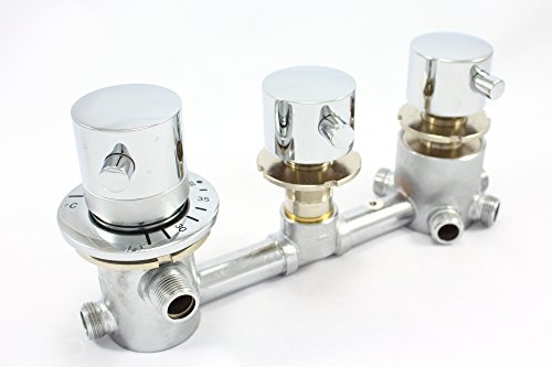 Fünf Dusche Mixer Thermostat fontänenmöglichkeiten Set 5 Wege 5-fach Wasserhahn tapset von Di Vapor