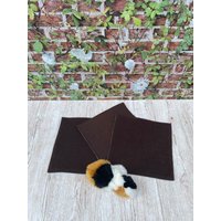 Dibi's Pipipad 3-Set Urindichte Pipipads Für Kuschelsäcke Meerschweinchen Ca 28 X28 cm | Gr. Q -Dunkelbraun von DiBisPipiPad