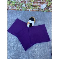 Dibi's Pipipad 3-Set Urindichte Pipipads Für Kuschelsäcke Meerschweinchen Ca 28 X28 cm | Gr. Q -Lila von DiBisPipiPad