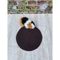 Dibi's Pipipad Urindichte Pipipads Tiere Zubehör Pipipad Rund -Dunkelbraun von DiBisPipiPad