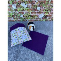 Kuschelsack Inkl. Pipipad Meerschweinchen Guinea Pig -Brombeeren/Lila von DiBisPipiPad