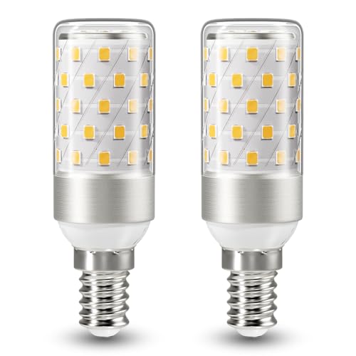 DiCUNO E14 LED Mais Glühbirne 8W, 4000K Neutralweiß, entspricht zu 100W Glühbirne, 1000LM LED Maiskolben E14, CRI 85, nicht Dimmbar, kleine Edison Schraube für Kronleuchter, Designerlampe, 2er Set von DiCUNO