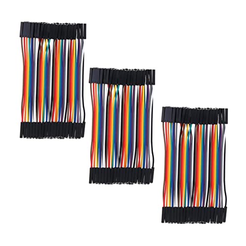 DiGiYes 10 cm 120 Stück Breadboard Jumper Wires Kabel Kit Stecker auf Buchse, Stecker auf Stecker, Buchse auf Buchse für Arduino Raspberry Pi (120 Stück weiblich auf weiblich) von DiGiYes