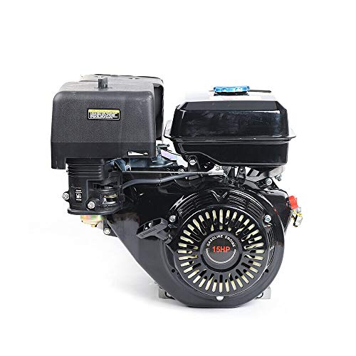 15 PS 4-Takt-Benzinmotor Motor Ersatzmotor Gasmotor + Ölalarm 25 mm Keilnut von DiLiBee