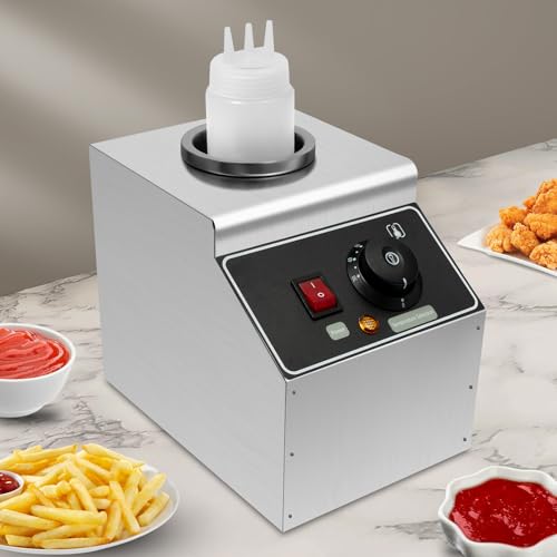 650ml Edelstahl Saucenspender mit Warmhaltefunktion Dosierspender 30 °C - 85 °C【160W】 von DiLiBee