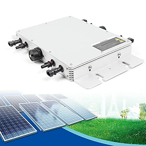 Mikro Wechselrichter MPPT Solar Grid Tie IP65 Wasserdicht Gerät 1200W Solarnetzgekoppelter Kit IP65 für Sonnenkollektoren 22-60V von DiLiBee