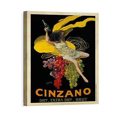 DìMò ART Druck auf Leinwand auf Papier Poster Bild Hüte Leonetto Cinzano-1920 von DìMò ART