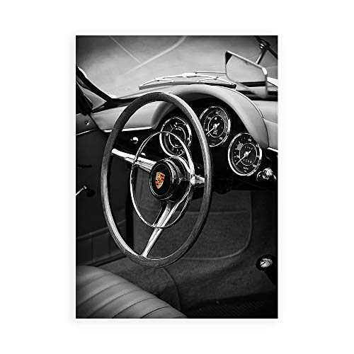 DìMò ART Kunstdruck auf Papier (Poster) Rogan Mark Porsche 356 Roadster Größe 40 x 30 cm von DìMò ART