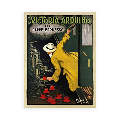 DìMò Art Kunstdruck auf Leinwand, Motiv Cappiello Löwe, Victoria Arduino-1922 von DìMò ART