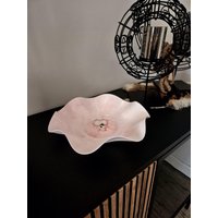 Bunte Schallplatten Schale Aus Einer Echten Vinyl Schallplatte Die Zu Einem Außergewöhnlichen Dekoration/Kunstobjekt Verarbeitet Wurde von DiWaUpcycling