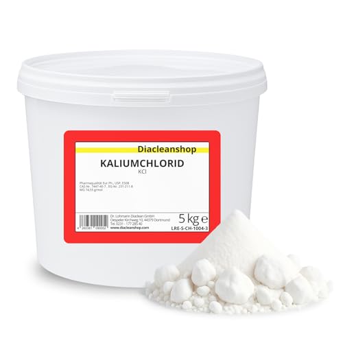 Kaliumchlorid KCl - chem. rein E508 Diätsalz 5kg von DIACLEANSHOP