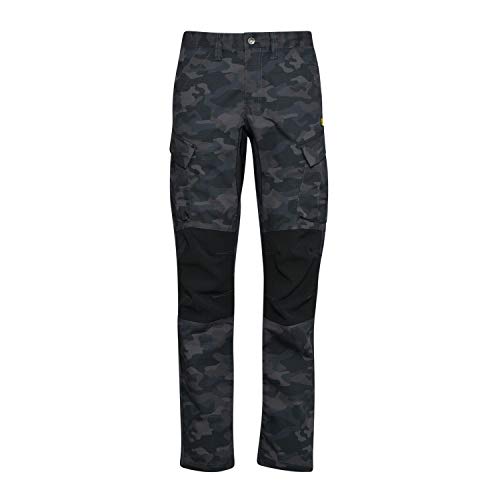 Arbeitshosen "Cargo pants" CARGO PANTS CAMO ISO 13688:2013, GRAY CAMOUFLAGE, Gr. L von Diadora