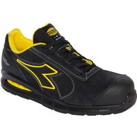 Run Net Airbox Master Low S3 src esd flache Sicherheitsschuhe - 46 eu - Schwarz / Gelb - Diadora von Diadora