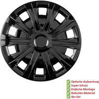 Auto Radzierblenden/ Radkappen 4er Set  B10280667C 17 Zoll von Diamond Car