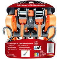 Spanngurte mit T-Griff + Alu-Ratsche 2er-Set und 3er-Set Spanngurte mit T-Griff + Alu-Ratsche 2er-Set und 3er-Set von Diamond Car