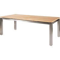 Diamond Garden Levanto Ausziehtisch Edelstahl/Recycled Teak 170x90 - 320x100 cm von Diamond Garden