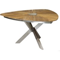 Diamond Garden Lyon Triangel Tisch Edelstahl/Recycled Teak von Diamond Garden