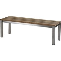 Diamond Garden Piero Bank Edelstahl/Recycled Teak von Diamond Garden