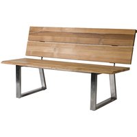 Diamond Garden Pisa Bank Edelstahl/Recycled Teak von Diamond Garden