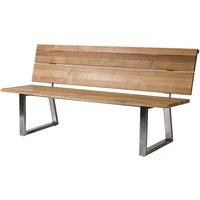 Diamond Garden Pisa Bank Edelstahl/Recycled Teak von Diamond Garden