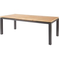 Diamond Garden Porto Ausziehtisch Edelstahl/Recycled Teak 170x90 - 320x100 cm von Diamond Garden