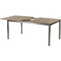 Diamond Garden Roma Ausziehtisch Edelstahl/Teak 150 - 300x100 cm von Diamond Garden