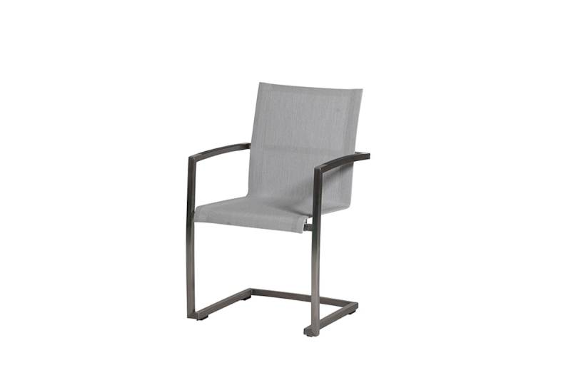 Diamond Garden Swingstuhl ANCONA, Edelstahl / Kunststoffgewebe Hellgrau - Auslaufartikel von Diamond Garden