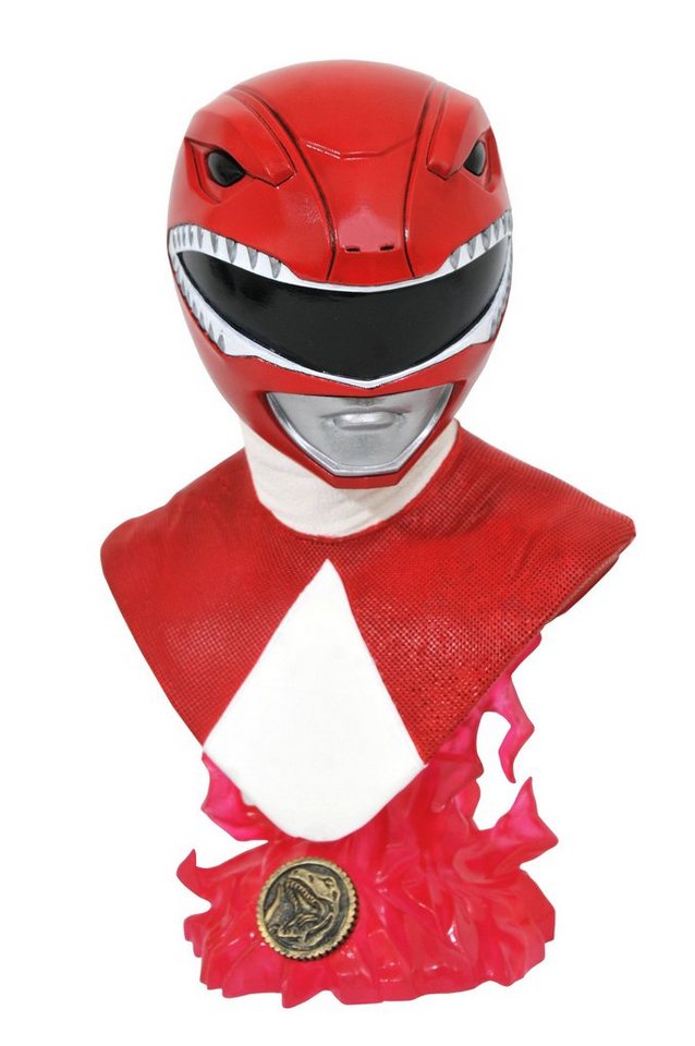 Diamond Select Toys Dekofigur MIGHTY MORPHIN POWER RANGERS LEGENDS IN 3D RED RANGER 1/2 SCALE BÜSTE von Diamond Select Toys
