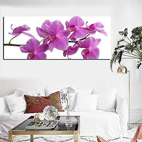 DIY 5D Diamant Malerei Set Erwachsene Vollbohrer Groß Orchidee Strass Stickerei Kreuzstich Full Diamond Painting Kits Mosaik Handwerk für Home Wall Art Dekoration 30x70cm von Diamond painting China