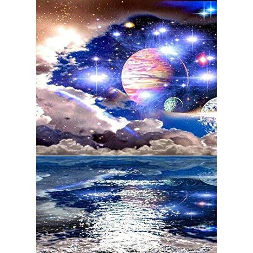 DIY 5D Diamantmalerei Set Vollbohrer Planet Kreuzstich Handgemachte Paste Kristall Strass Large Full Diamant Painting Bilder Groß Format Stickerei für Home Wall Decor 40x80cm von Diamond painting China