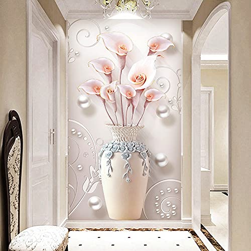 DIY 5d Diamant malerei Kits,Calla-Lilie große Größe Diamond Painting Familie Bohren voll kristall Strass Stickerei kreuzstich Kunst Handwerk Hause wanddekoration Mosaik Bilder 30x70cm von Diamond painting YOUDONG