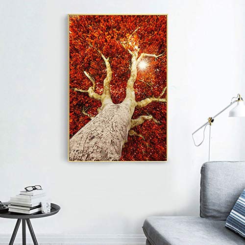 Diamant Painting Nummer Kit große Größe Großer Baum DIY 5D Diamant Malerei Kit Erwachsene/Kinder Vollbohrer Crystal Strass Stickerei Bilder Kreuzstich Handwerk Wall Decor Gemälde 40x80cm von Diamond painting YUSONG