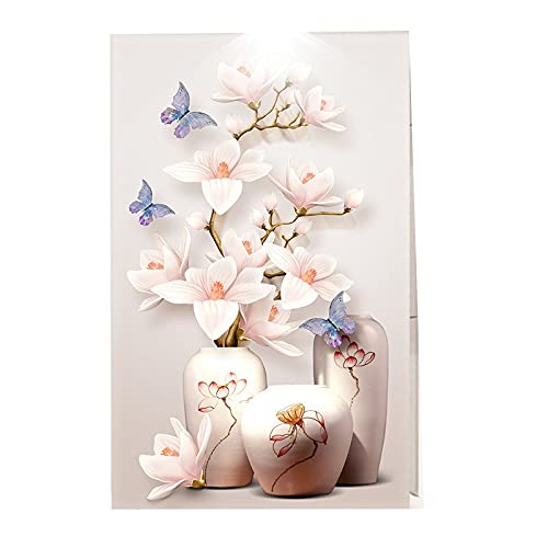 Diamant Painting Nummer Kit große Größe Magnolie DIY 5D Diamant Malerei Kit Erwachsene/Kinder Vollbohrer Crystal Strass Stickerei Bilder Kreuzstich Handwerk Wall Decor Gemälde 70x120cm von Diamond painting YUSONG