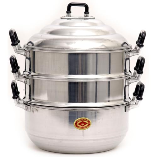 Diamond Aluminium Steam Cooker 24 cm. Dampfkocher von Diamond