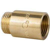 MESSINGVERLÄNGERUNG 1/2" x 30 mm MESSINGVERLÄNGERUNG 1/2" x 30 mm von Diamond