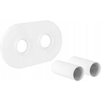 Weisses Abdeckset Doppelrosette Mit Hüllen Weisses Abdeckset Doppelrosette Mit Hüllen von Diamond