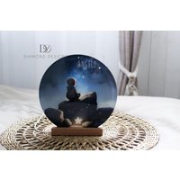 Sternenkind Licht Kind Verstorben Geschenk Trauer Trauergeschenk Persönlich Erinnerung Personalisiert Nachtlicht Stern Leuchtet Name Spruch von DiamondDesignsCH
