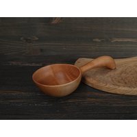Handgefertigte Große Schaufel Aus Birnenholz Runde Getreideschaufel Mehlschaufel Große Küchenschaufel Holz von DiamondWoodMax
