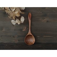 Handgeschnitzte Nussbaumholz Schöpfkelle Servierlöffel Aus Holz Kochlöffel Küchenlöffel von DiamondWoodMax