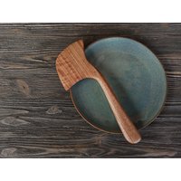 Original Handgemachter Kurzer Holzspatel Rührer „Hatchet" Aus Walnussholz Pfannenwender Holz Küchenutensilien Küchenhelfer von DiamondWoodMax
