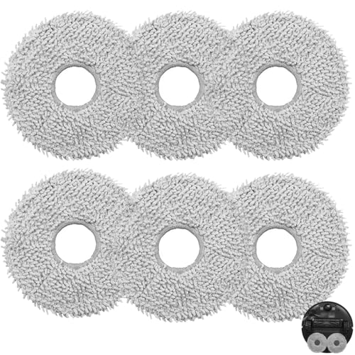 DianSung 6 Stück Wischtücher zubehör für Xiaomi X20, für Dreame L10s Pro Gen 2 / L20 Ultra,L30 ultra, X20 Pro, L10s Ultra, L10s Pro, L10 Prime Roboter-Staubsauger zubehör Wischtücher DianSung 6 Stück Wischtücher zubehör für Xiaomi X20, für Dreame L10s Pro Gen 2 / L20 Ultra,L30 ultra, X20 Pro, L10s Ultra, L10s Pro, L10 Prime Roboter-Staubsauger zubehör Wischtücher von DianSung