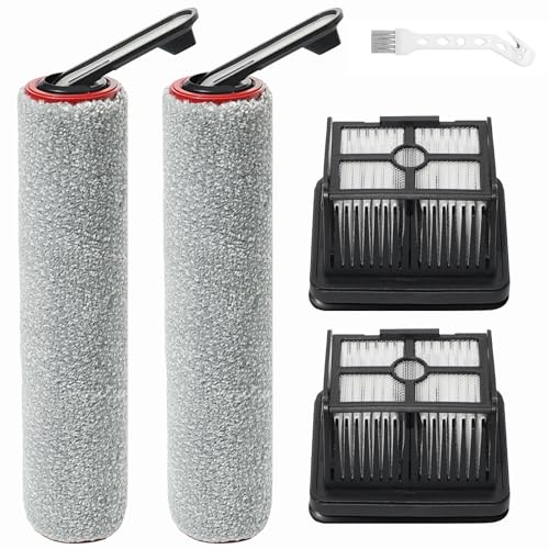 DianSung Bürstenrollen Ersatzteile für Dreame H12 Pro FlexReach Nass- und Trockensauger, Zubehörset 2 Bürstenrollen + 2 Filter + 1 Reinigungsbürste DianSung Bürstenrollen Ersatzteile für Dreame H12 Pro FlexReach Nass- und Trockensauger, Zubehörset 2 Bürstenrollen + 2 Filter + 1 Reinigungsbürste von DianSung