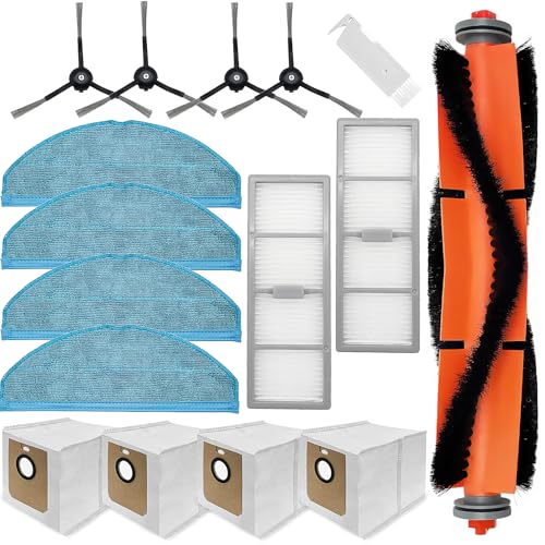 DianSung Zubehör set für Philips Homerun Serie 7000 XU7100/01 XU7100/02 Staubsauger Ersatzteil, Rollenbürste, 4 Wischtücher, 4 Staubbeutel, 4 Seitenbürsten, 2 Filter DianSung Zubehör set für Philips Homerun Serie 7000 XU7100/01 XU7100/02 Staubsauger Ersatzteil, Rollenbürste, 4 Wischtücher, 4 Staubbeutel, 4 Seitenbürsten, 2 Filter von DianSung