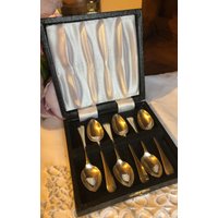 Antike Teelöffel, Sterling Silber, Sheffield 1913, Sammlerstücke von DianaVintageEmporium