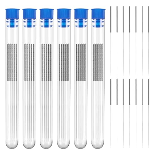 Edelstahl 3D Drucker Düsen Nadel - 30 Stück 3D Drucker Düsenreinigungsnadeln,6 Größenserien 3D Drucker Zubehör Nozzle Cleaning, Nozzle Cleaning Kit (0.15/0.2/0.25/0.3/0.35/0.4mm) von Dianfen