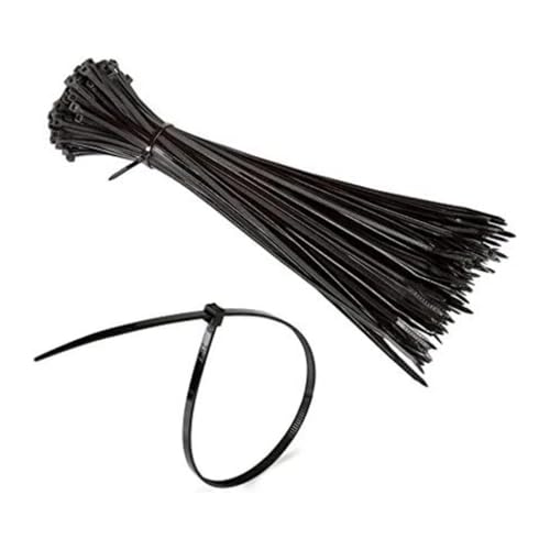 100 Stück Kabelbinder aus schwarzem Nylon 4,5 x 200 mm 100 Stück Kabelbinder aus schwarzem Nylon 4,5 x 200 mm von Dianhydro