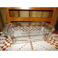 Vintage Anchor Hocking Feuer König Glas Brot Pan von DianneDeals