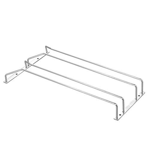 Dianoo Unter Schrank Stemware Rack Halter Weinglasgestell Hängegestell Aus Edelstahl 15.8 Zoll 2 Reihen von Dianoo